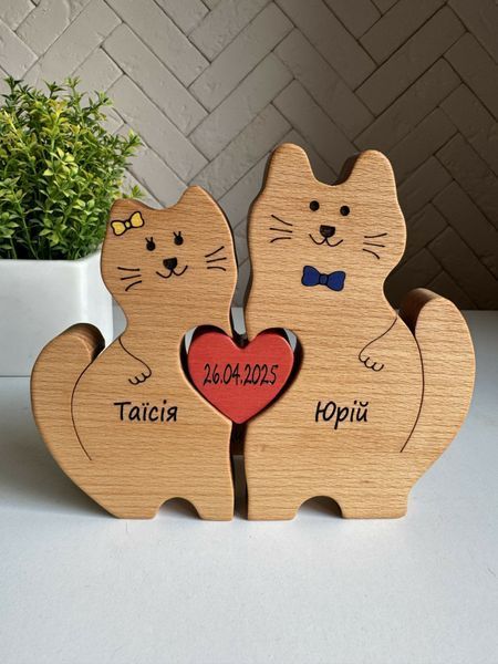 Котики 2 з серцем з 3 Kotiki 2 z 3 фото